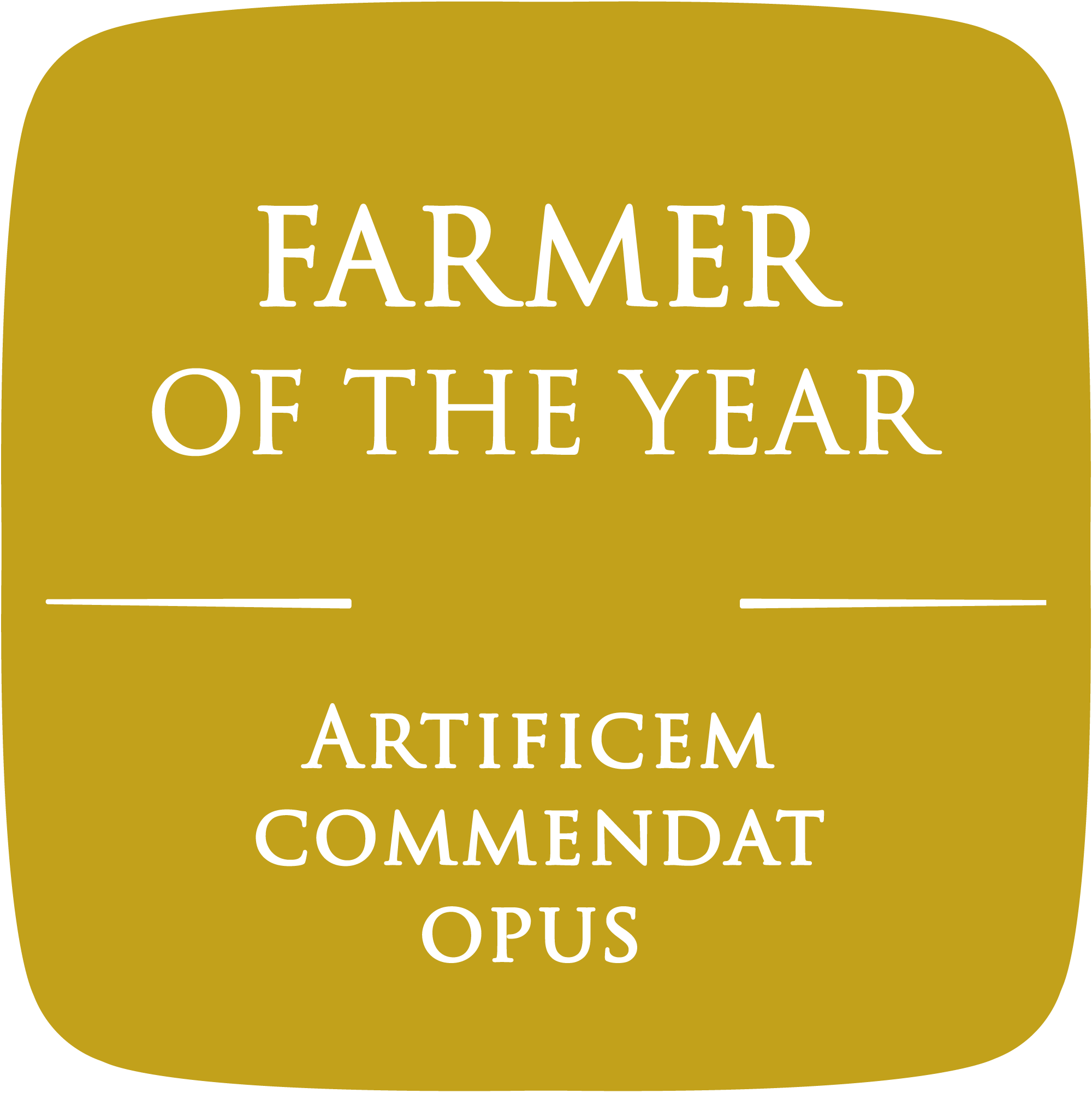 Farmer of the Year — Artificem Commendat Opus